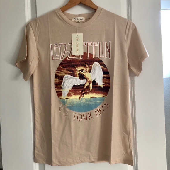 Led Zeppelin U.S. Tour 1975 Graphic Band Tee - Picture 6 of 10